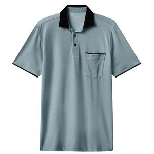 Travis Mathew Men's Featherweight Gray Polo